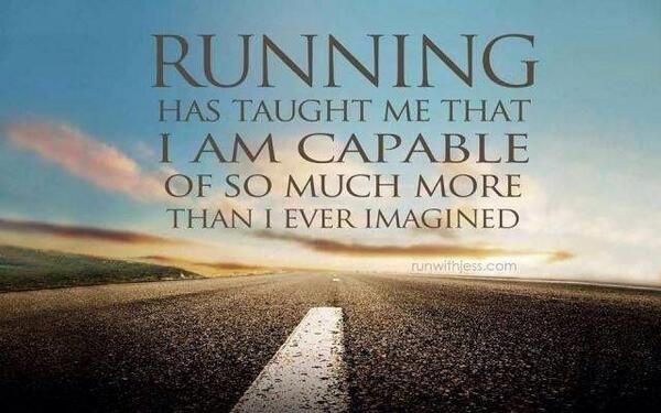 running has taught me