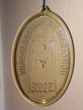 wineglass half medal