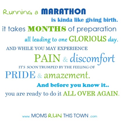 marathon like birth